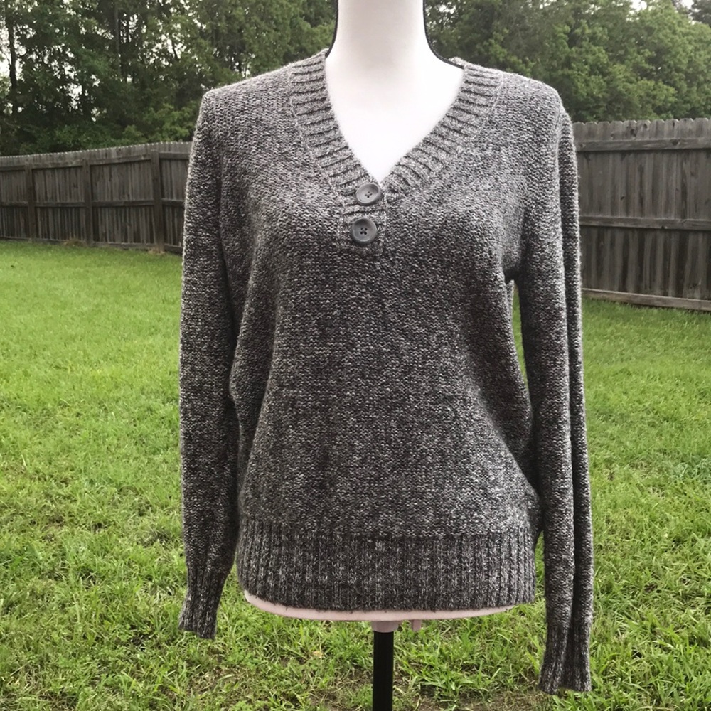 St. John’s bay grey sweater Size Small petite